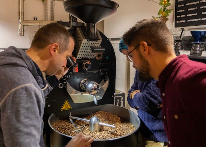 Team-building sur la torréfaction du café 