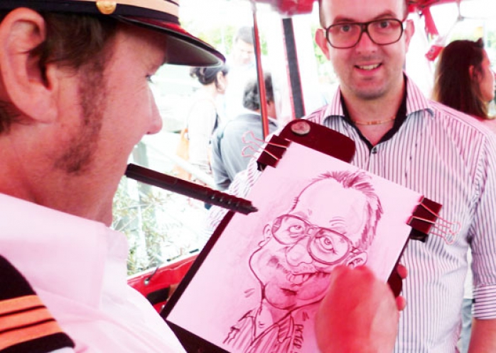 un caricaturiste pour votre soirée d'entreprise 